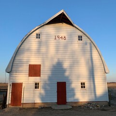 barn and shadow
