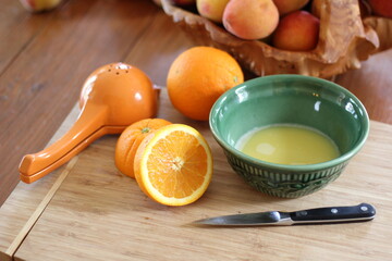 oranges and peaches preservation