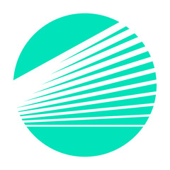 Green Corporate Circle Logo Tight Lines