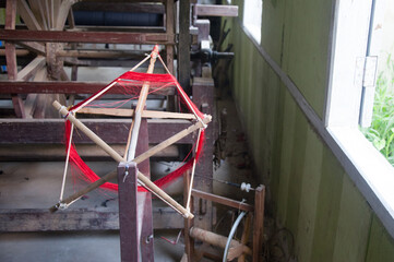 Traditional weaving in Mandalay