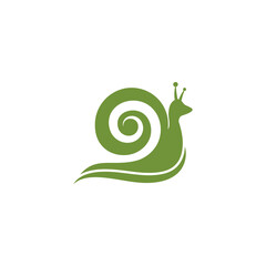 Snail Vector icon design illustration Template