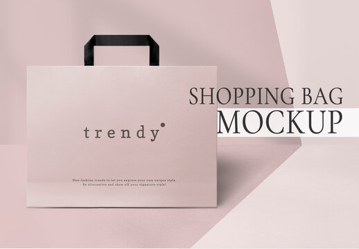 Editable Shopping Bag Mockup