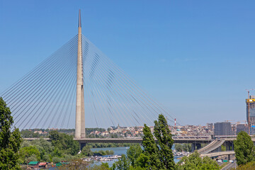 Ada Bridge Belgrade