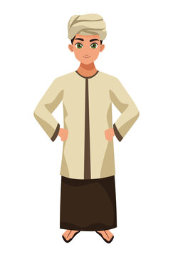 Muslim Boy With Turban