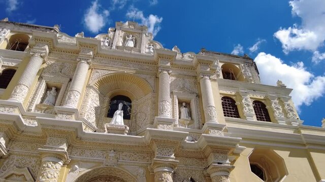Motiolapse La Merced Church Antigua Guatemala, Guatemala