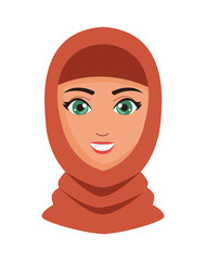 muslim woman head