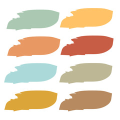 Trendy vector background texture. Hand-drawn texture for banner, card design. Modern brush stroke. Abstract background shape template. 