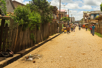 City Street in Madagascar
