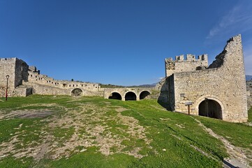 The entrance gate of the castle of Berat