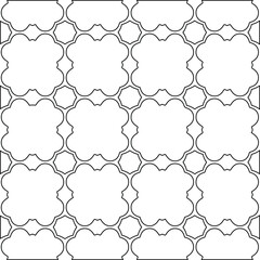 Vector monochrome pattern, Abstract texture for fabric print, card, table cloth, furniture, banner, cover, invitation, decoration, wrapping.