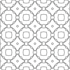 Vector monochrome pattern, Abstract texture for fabric print, card, table cloth, furniture, banner, cover, invitation, decoration, wrapping.