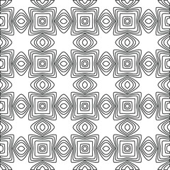 Vector monochrome pattern, Abstract texture for fabric print, card, table cloth, furniture, banner, cover, invitation, decoration, wrapping.