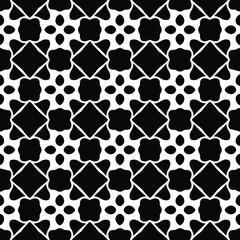 Vector monochrome seamless pattern, Abstract endless texture for fabric print, card, table cloth, furniture, banner, cover, invitation, decoration, wrapping.