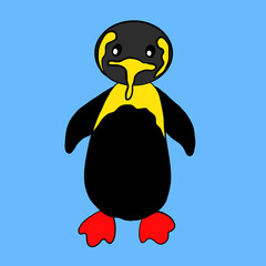 penguin, ice, penguin in a hat,penguin in rubber boots with a fish and an umbrella, picture for children's holidays, print on an air balloon, print for printing pictures for a birthday, birthday card,