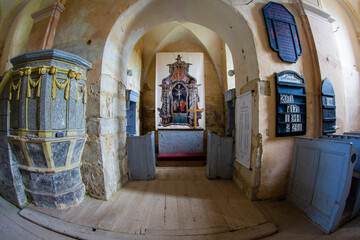 Old German church in Romania