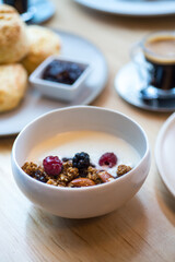 cereal and fruits bowl