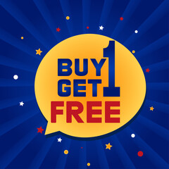 Special offer banner, hot sale, big sale, buy 1 get 1, sale banner vector, vector banner