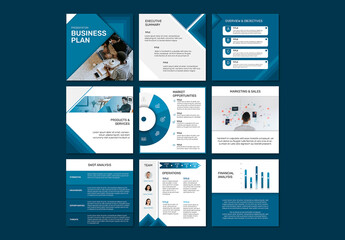 Professional Business Presentation Layout for Social Media Post