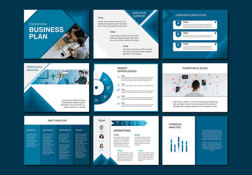 Editable Business Presentation Layout