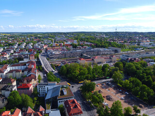 Obraz premium Regensburg, Deutschland: Blick auf den Bahnhof