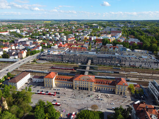 Regensburg, Deutschland: Der Bahnhof