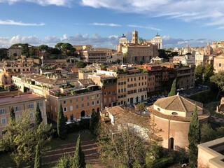 Obraz premium view of the town country