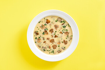 Creamy mushroom soup