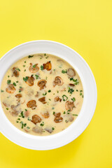 Creamy mushroom soup