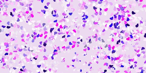 Light purple, pink vector template with abstract forms.