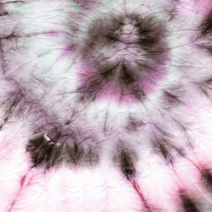 Pink Tie Dye Swirl. Tiedye Circular Artwork.