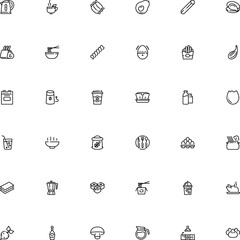 icon vector icon set such as: drawn, vegan, holiday, information, sushi, spoon, sea, pressure, turkey, scullery, style, furnace, minute, dim, alcohol, grain, animal, season, store, champagne