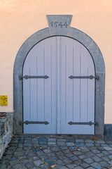 Old wooden gate.