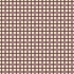 vector checkered seamless pattern. texture with brown stripesю