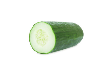 Cucumber on isolated white background