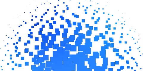 Light BLUE vector texture in rectangular style.