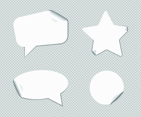 Realistic sticky notes isolated with real shadow. Square sticky paper reminders with shadows, paper page