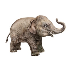 Fototapeta premium Little Elephant (Elephantidae)