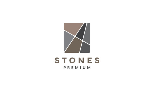 stone color ceramic logo symbol vector icon illustration graphic design