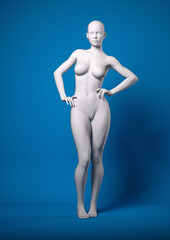 Pose reference for photographers - 3d render