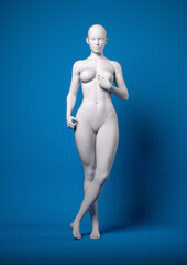 Pose reference for photographers - 3d render
