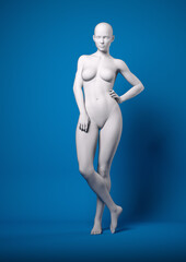 Pose reference for photographers - 3d render