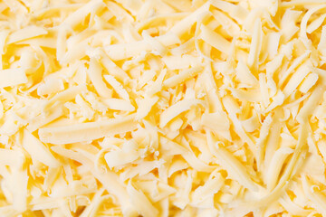 colorful photo of Grated cheese for a background