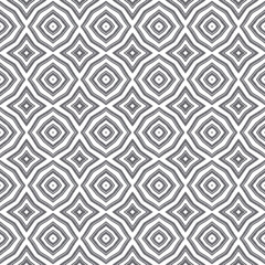 Exotic  seamless pattern. Black symmetrical