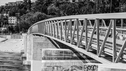 bridge over the  river