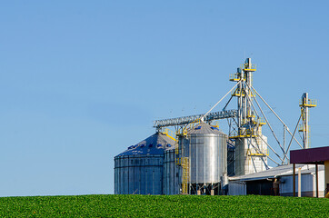 grain storage silos