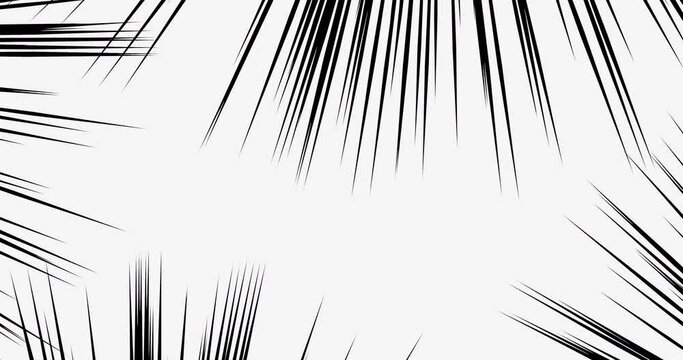 尖った集中線のイメージ