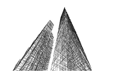 abstract architecture digital background