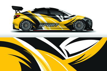 Car Wrap Design Vector Livery For Vehicle