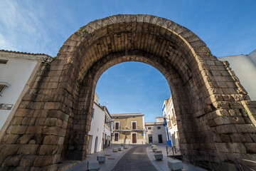 Roman Arch of Trajan, Merida, Extremadura, Spain