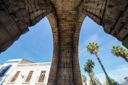 Roman Arch of Trajan, Merida, Extremadura, Spain